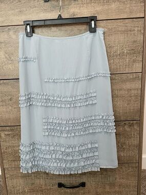 Vintage Moschino Jeans ruffle trim skirt